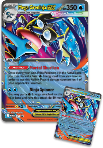 Pokemon TCG Mega Greninja ex Premium Collection