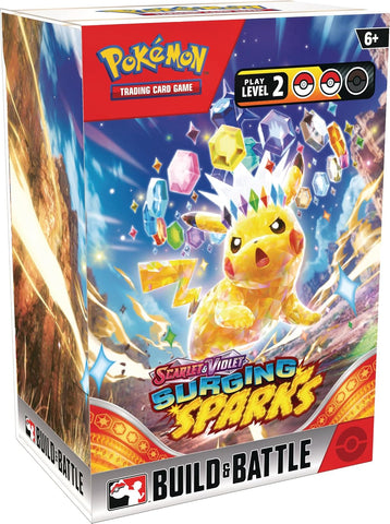 Pokemon SV8 Surging Sparks Build & Battle Box