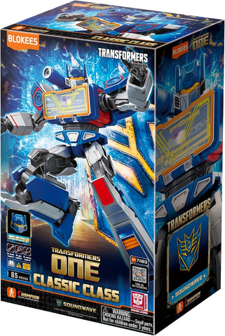 Transformers One Classic Soundwave Blokees Model Kit