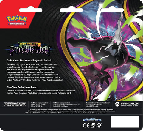Pokemon ME05 Pitch Black 3 Pack Blister - Binacle
