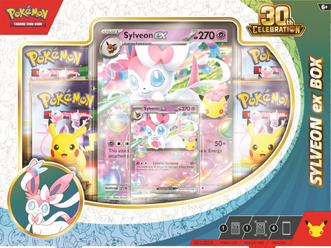 Pokemon TCG 30th Celebration Sylveon ex Box