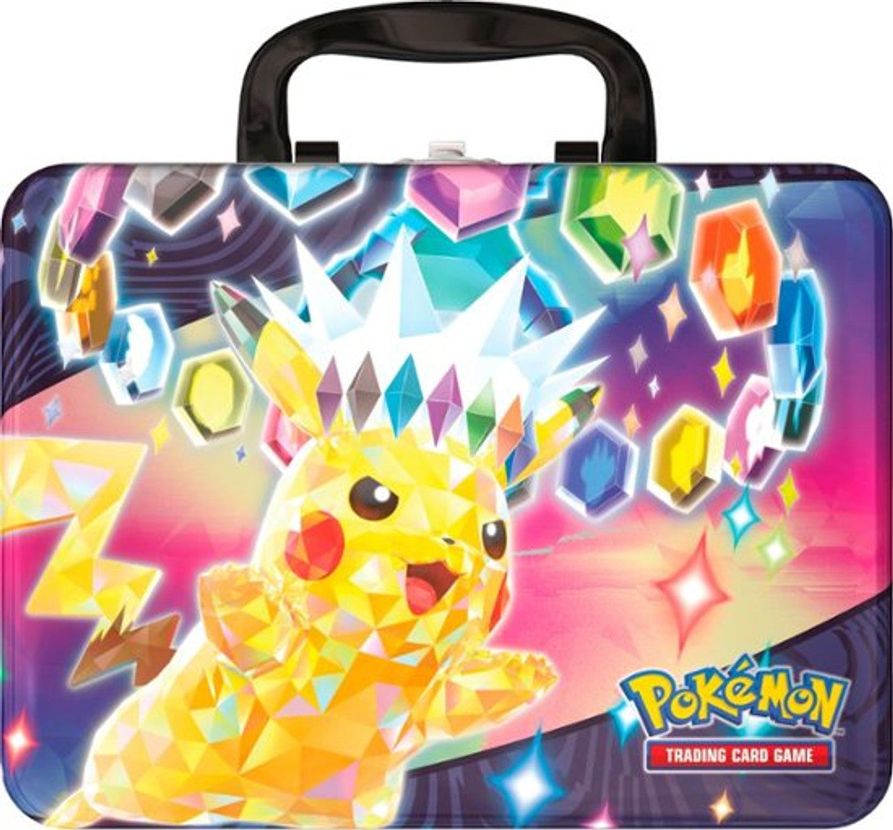 pokemon trading card game detective pikachu collector chest Pokemon Terra Pikachu Collectors Chest Tin
