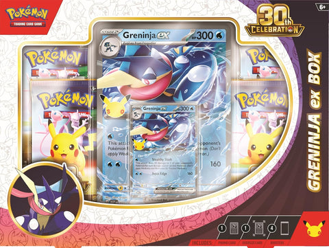 Pokemon TCG 30th Celebration Greninja ex Box