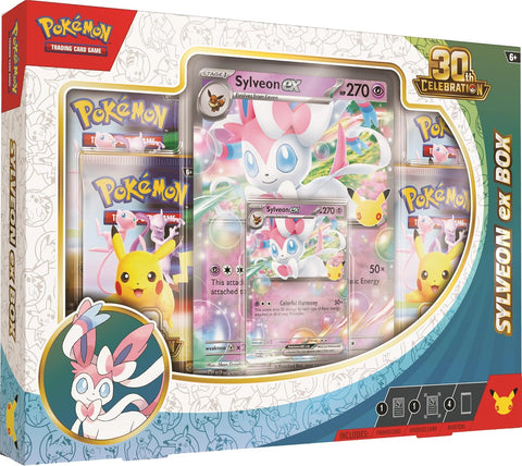 Pokemon TCG 30th Celebration Sylveon ex Box