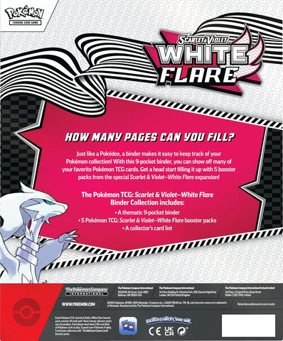 Pokemon SV10.5 White Flare Binder Box