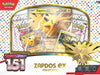 Pokemon SV3.5 151 Zapdos Ex Collection Box