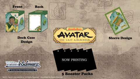 Weiss Schwarz Avatar The Last Airbender Supply Set