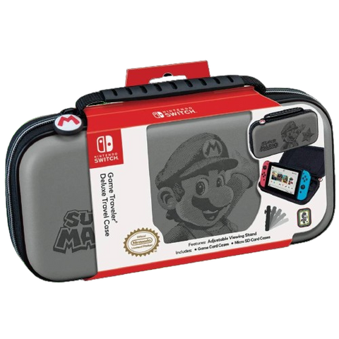 Nintendo Switch Big Ben Traveler Case - Mario Grey