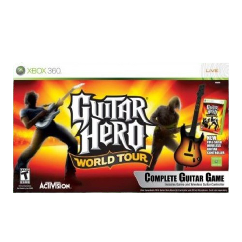 XBox 360  Guitar Hero World Tour Guitar Bundle