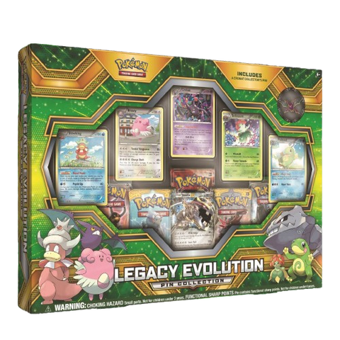 Pokemon Legacy Evolution Pin Collection