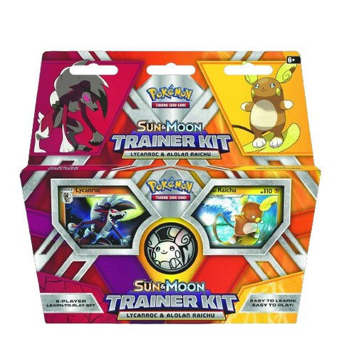 Pokemon Lycanroc & Alolan Raichu Trainer Kit