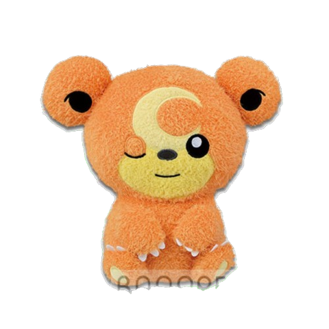 Pokemon Kutsurogi time 10" Plush Teddiursa Smiling