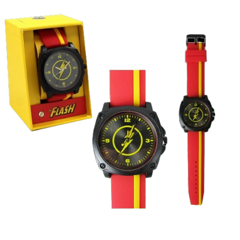 The Flash Red and Yellow Stripe Watch