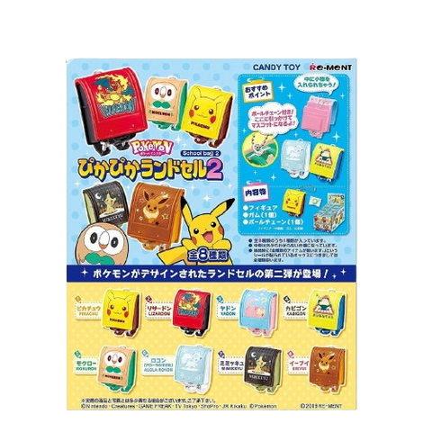 Re-Ment Pokemon School Bag Bag 2 (Set of 8)