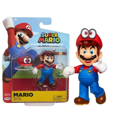 World of Nintendo 4" FIG W19 Mario with Cappy