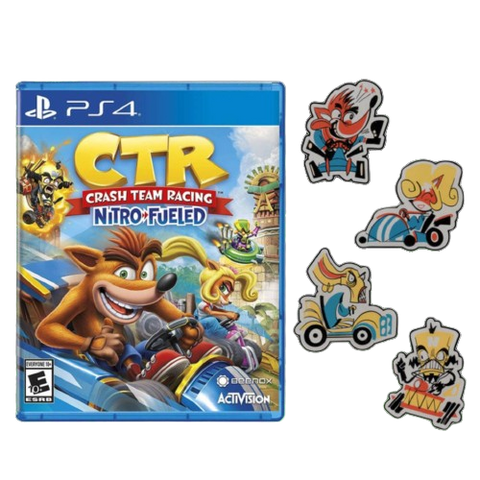 PS4 Crash Team Racing: Nitro-Fueled & Pin Bundle (US)