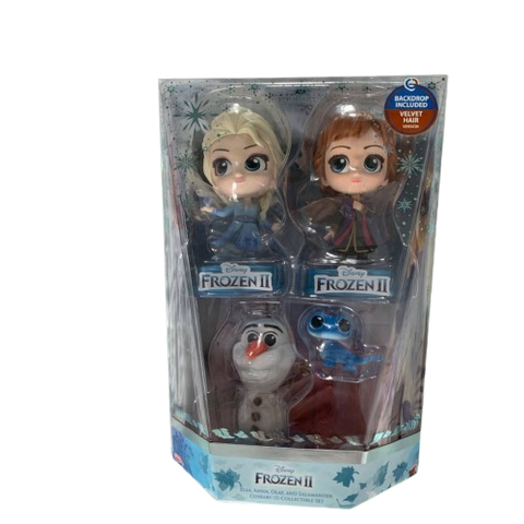 Frozen 2 Anna, Elsa, Olaf, & Salamander Cosbaby Set