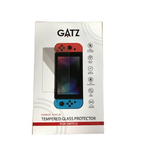 Nintendo Switch Gatz 9H Hardness Anti Fingerprint Tempered