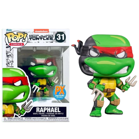 Funko POP! (31) Teenage Mutant Ninja Turtles Comic Raphael Previews Exclusive