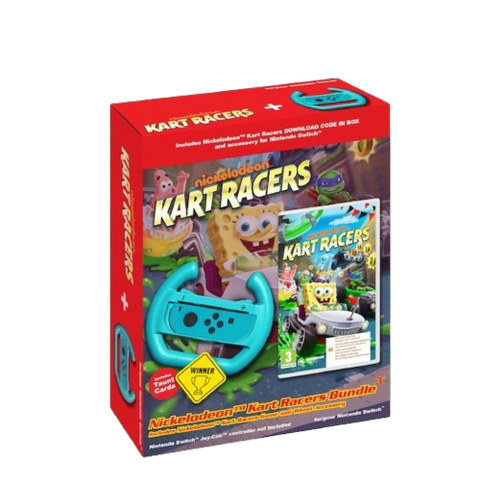 Nintendo Switch Nickelodeon Kart Racers + Wheel Bundle (EU)