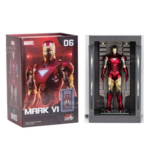 ZD Toys Iron Man 4" Mark VI with Hall of Armor 06