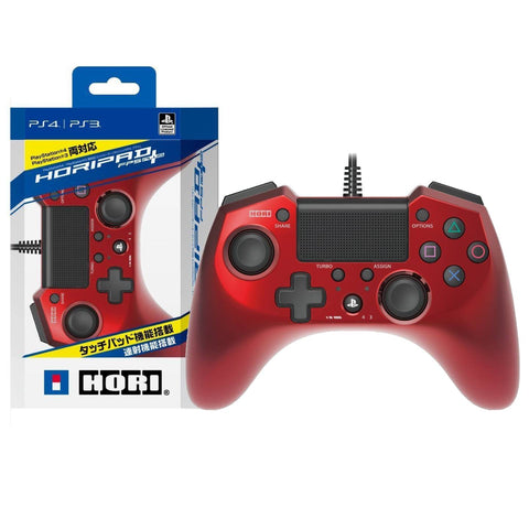 PS4/PS3 Hori Horipad FPS Plus Wired Controller - Red