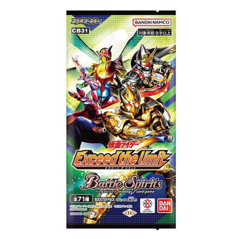 Battle Spirits CB31 Exceed The Limit Booster (JAP)