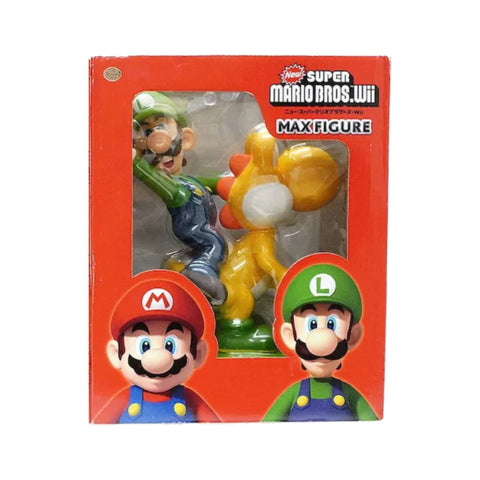 Super Mario Bros WII Max Figure Luigi with Yoshi