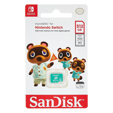 Nintendo Switch Sandisk 512GB MicroSDXC