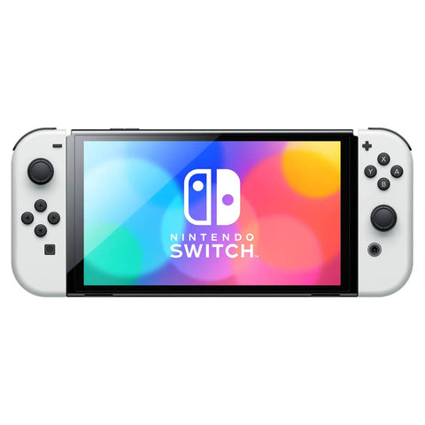 Nintendo Switch Oled Console White Mario Kart 8 Deluxe Set