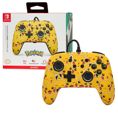 Nintendo Switch PowerA Enhanced Wired Controller - Pikachu Moods