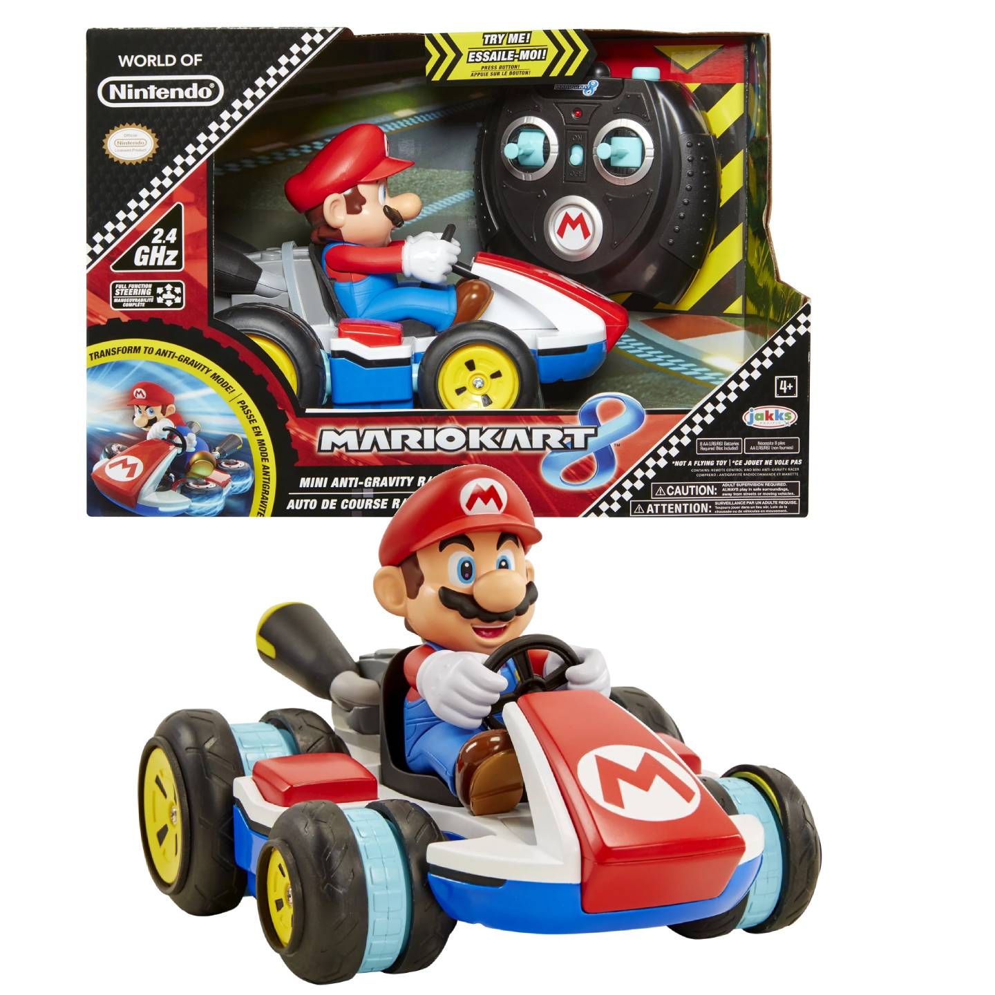 Mario Mini Rc Racer World of Nintendo Mario Kart Mini RC Racer - Mario | PLAYe