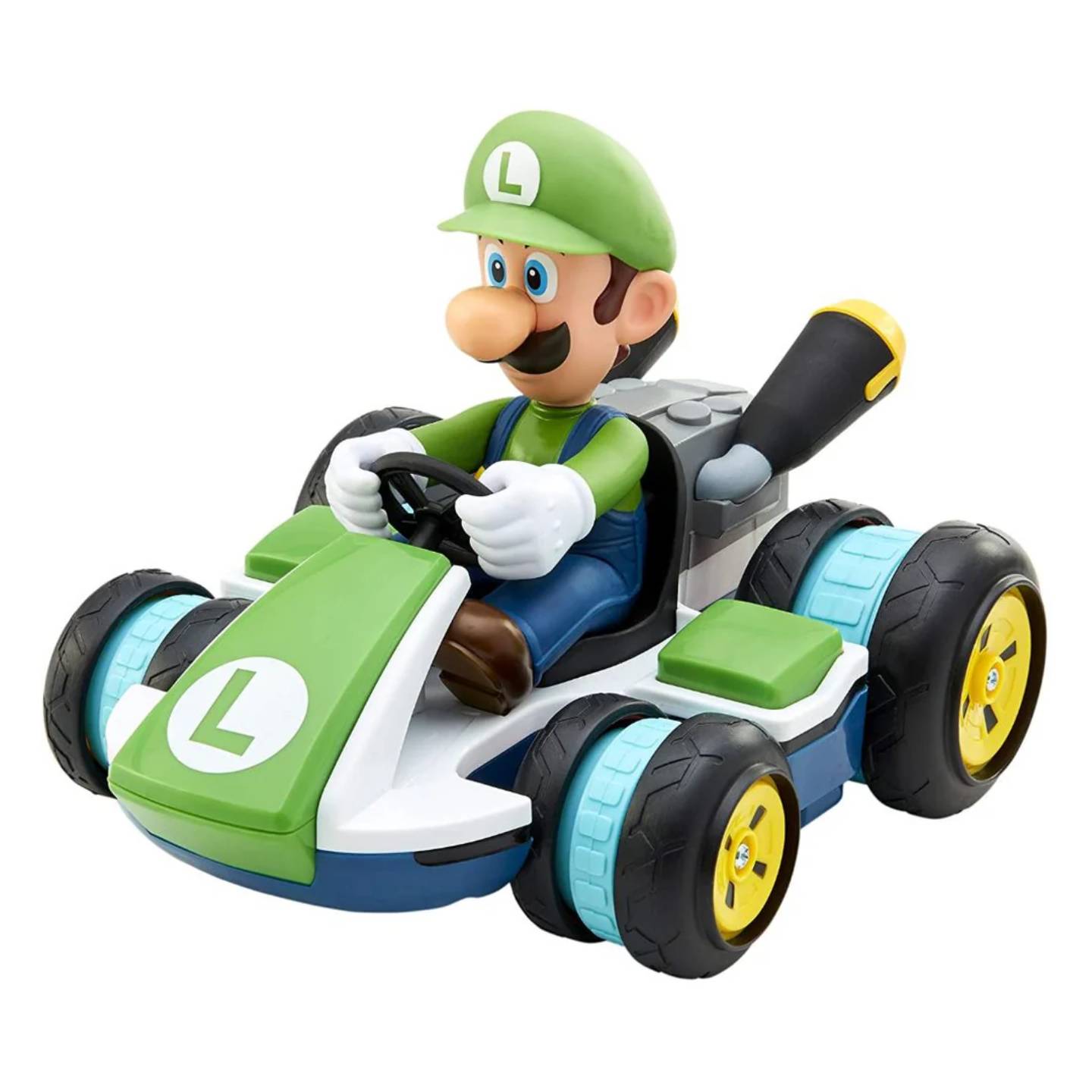 Luigi Mini Racers World of Nintendo Mario Kart Mini RC Racer - Luigi | PLAYe