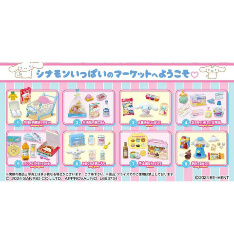 Re-Ment Cinnamoroll Market (Set of 8)