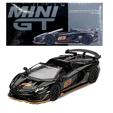 Mint GT Lamborghini Aventador SVJ 63 Roadster Nero