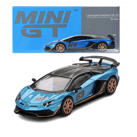 Mint GT Lamborghini Aventador SVJ 63 Blu Aegir