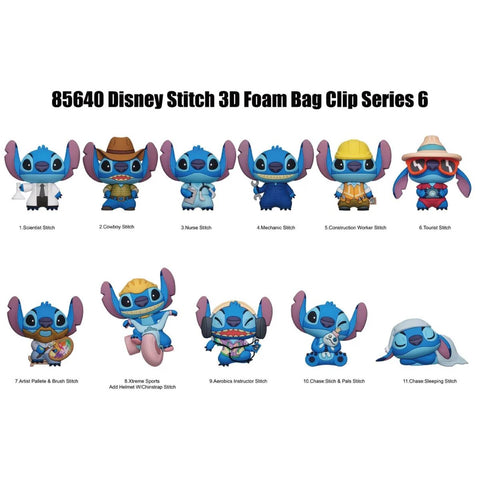 Lilo & Stitch S6 3D Foam Bag Clip Blind Bag