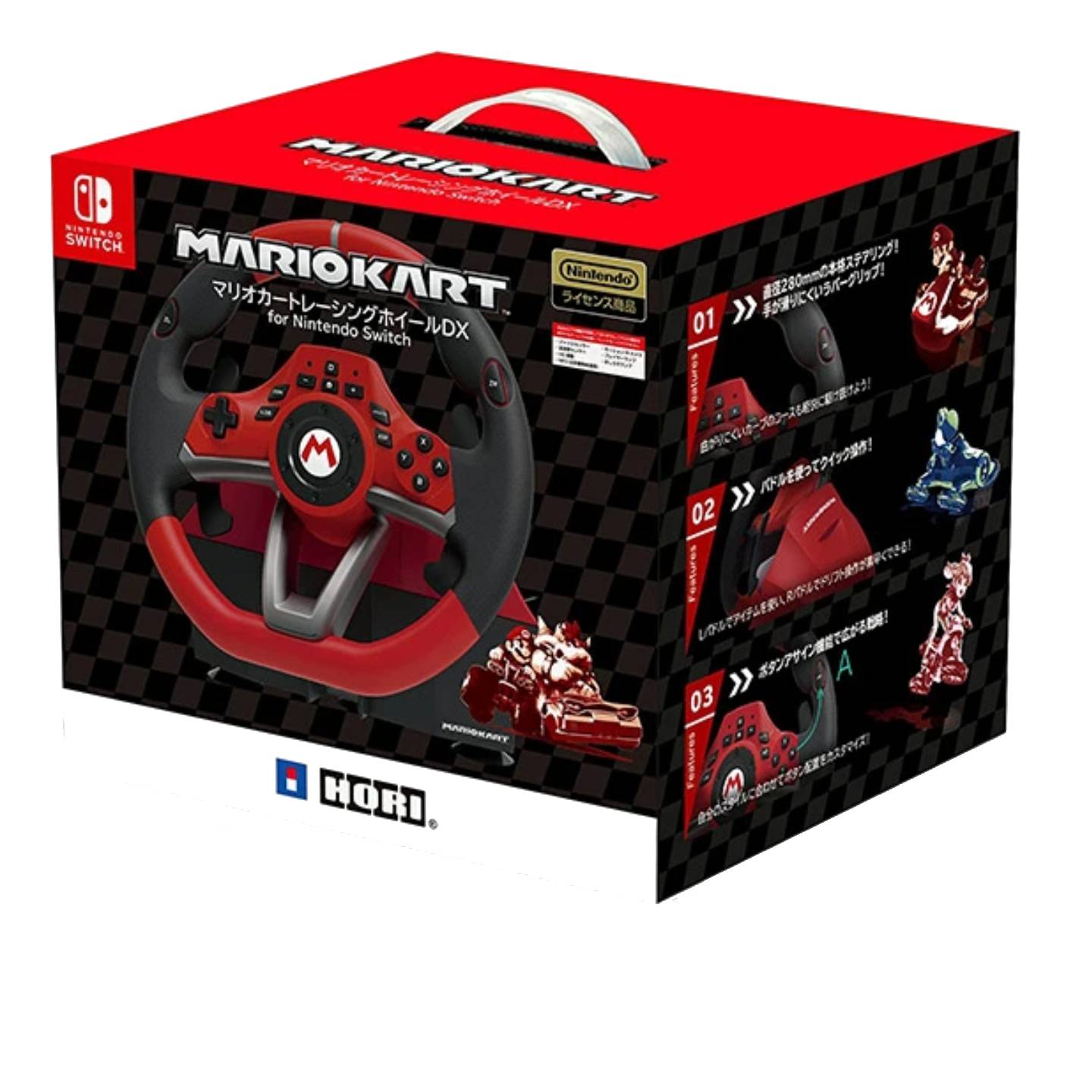 Nintendo Racing Controller Nintendo Switch Hori Mario Kart Racing Wheel DX Controller | PLAYe