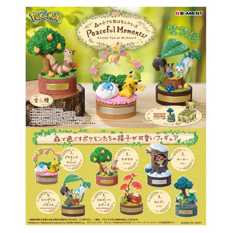 Re-Ment Pokemon A Little Tale of the Forest 2 (Set of 6)