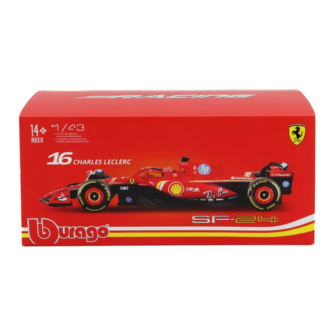 Bburago 1:43 F1 Ferrari SF-24 #16 Charles Leclerc