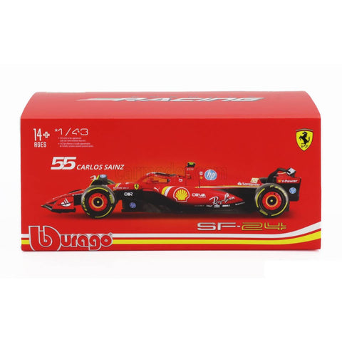 Bburago 1:43 F1 Ferrari SF-24 #55 Carlos Sainz