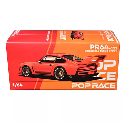 Pop Race 1/64 PR64-131 Singer DLS Turbo Study Orange