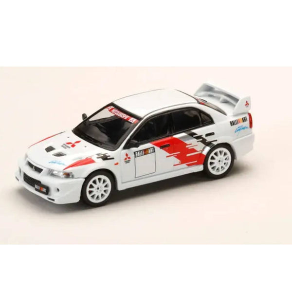 Hobby Japan 1:64 Mitsubishi Lancer Evolution VI Ralliart White | PLAYe