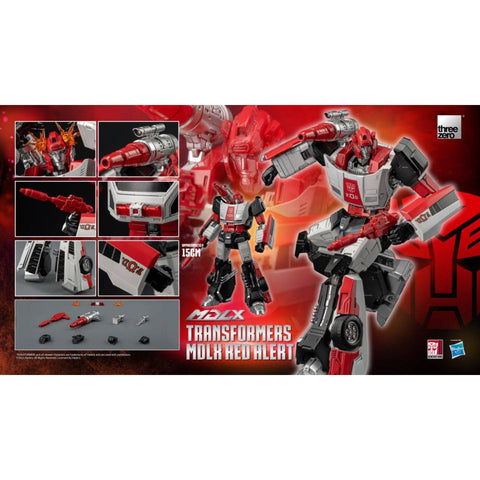 Three Zero MDLX Transformers Red Alert