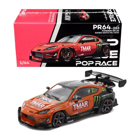 POP Race 1/64 PR64-265 Pandem GR86 Daigo FDJ 2022