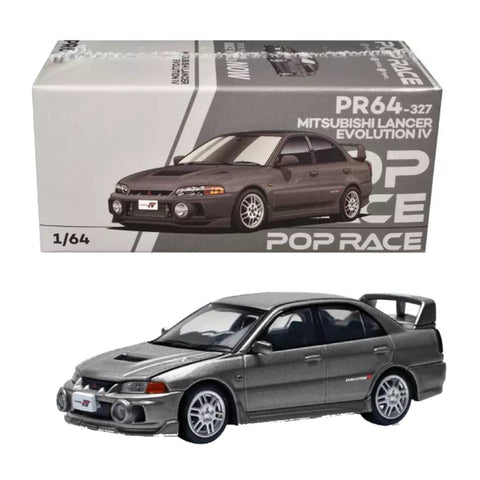 POP Race 1/64 PR64-327 Lancer Evolution IV Dark Grey