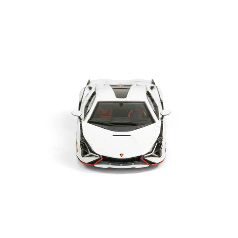 HungHing 1:64 Lamborghini Sian FKP 37 - White