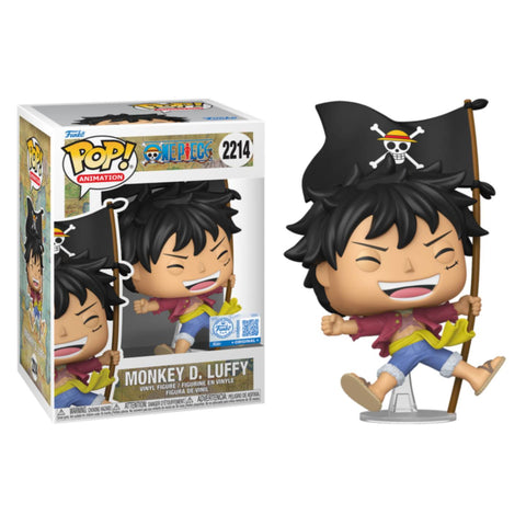 Funko POP! (2214) One Piece Luffy with Flag