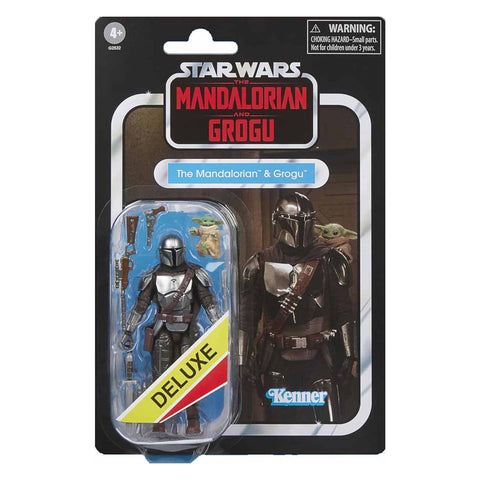 Star Wars Kenner Retro Mandalorian & Grogu Deluxe