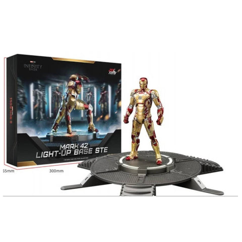ZD Toys Iron Man 7" Mark 42 Light-Up Base Set